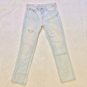 Light wash jeans